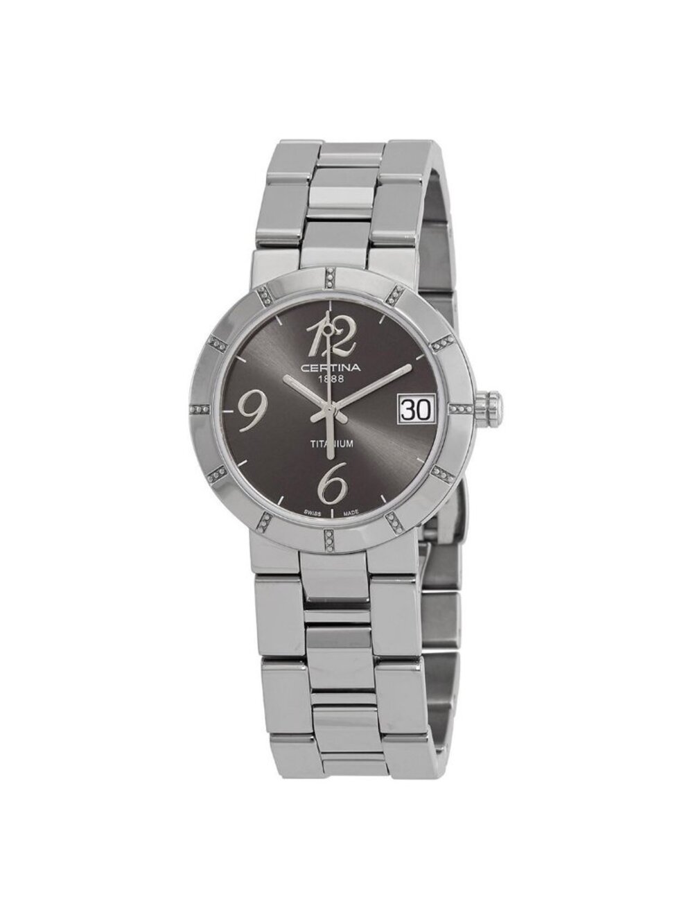 NWT Certina DS Stella Titanium Ladies Quartz Watch C0092104408200